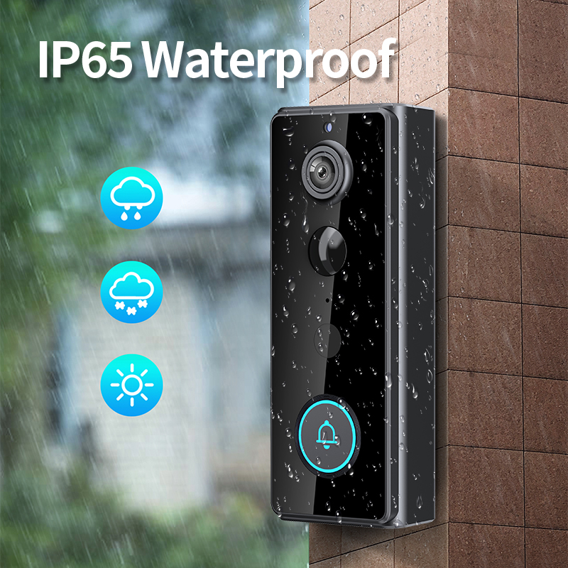 Wifi Doorbell Camera - 2MP 1080P Tuya APP Stromsparende Batteriebetriebene