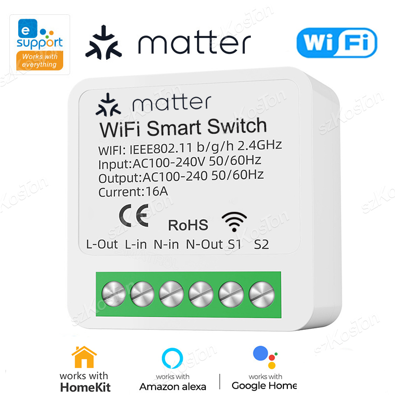 Home Automation Kit - Für Homekit Matter WiFi Smart Switch