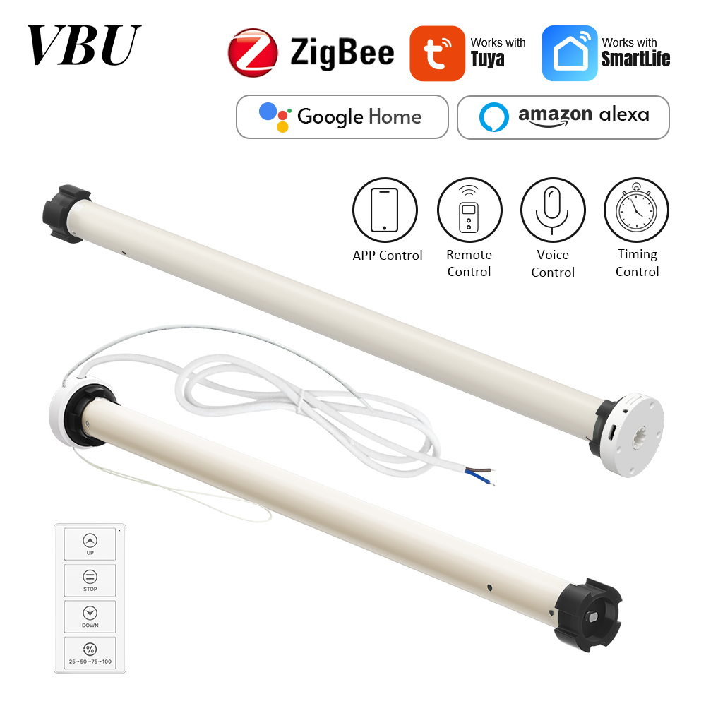 Smart Home Youtube - Tuya Zigbee Rollo-Motor für 38-mm-Rohr, intelligenter