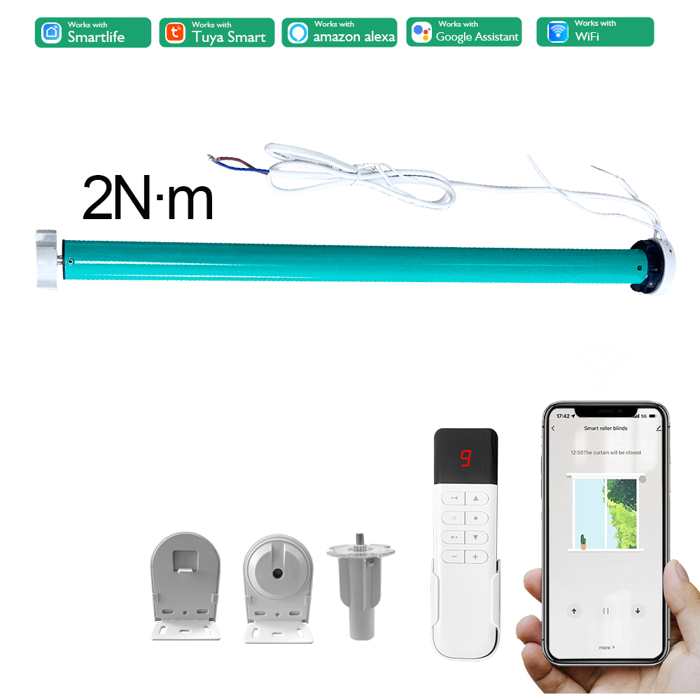 Smart Home Youtube - 2N·m Tuya Wifi Wired Elektrischer Rollo