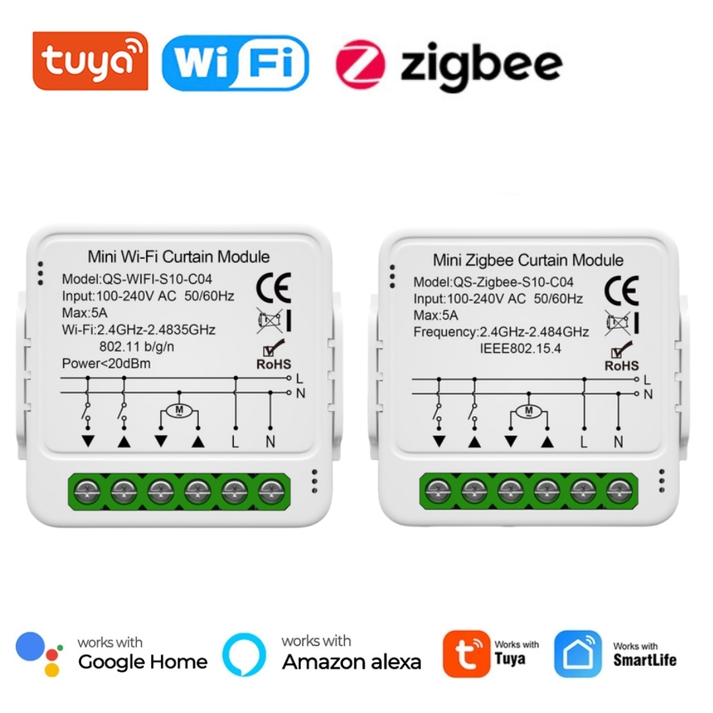 Home Automation Kit - Tuya WiFi Zigbee Smart Vorhang Schalter