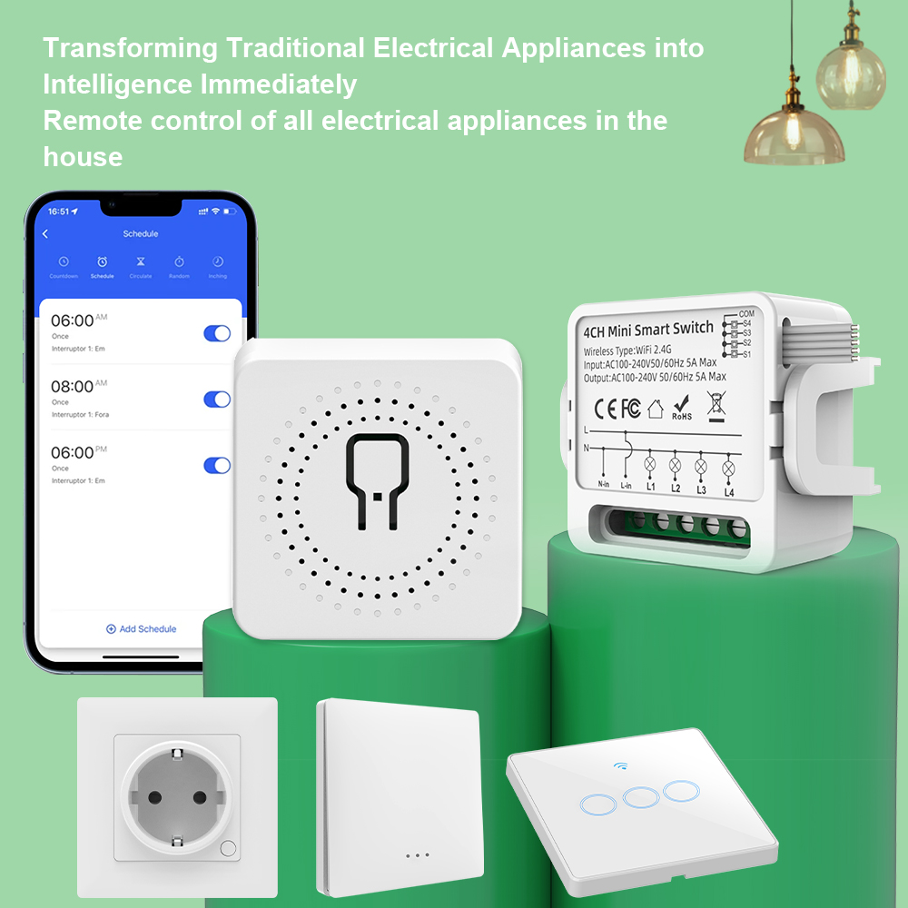 Tuya WiFi Smart-Schalter 1/2/3 – Smart Home Security Bewertung und Preis