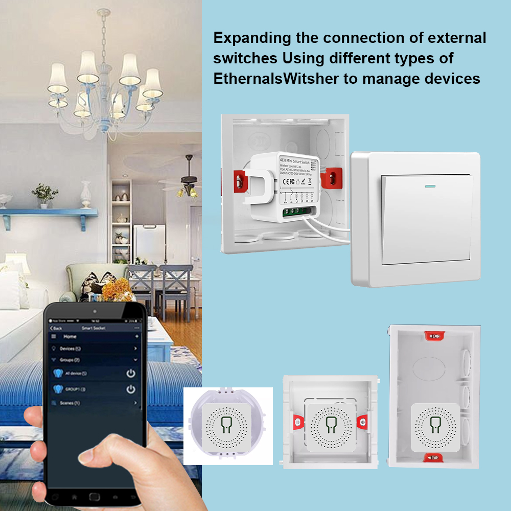 Tuya WiFi Smart-Schalter 1/2/3 – Smart Home Security Bewertung und Preis