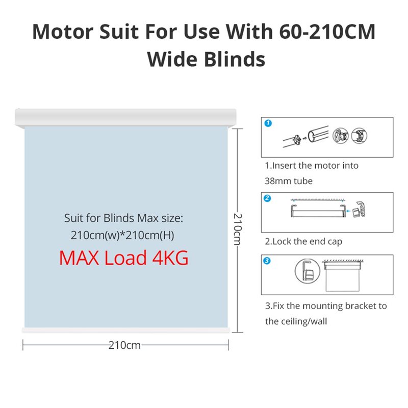 AT51-Smart Roller Shade Blinds – Smart Home Youtube Bewertung und Preis