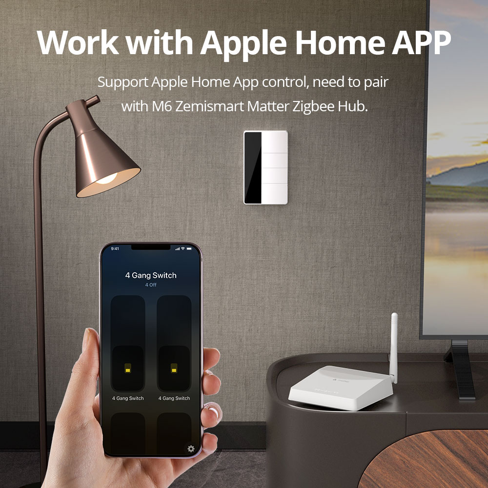 1234 Gang US-Typ Zigbee Druckl – Smart Home Hub Bewertung und Preis