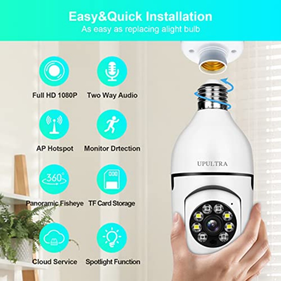 Glühbirnen-Sicherheitskamera 1 – Smart Home Security Bewertung und Preis