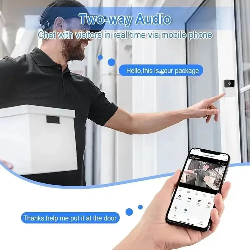 Video-Türklingel-Kamera WLAN K – Smart Home Video Doorbell Installation Bewertung und Preis