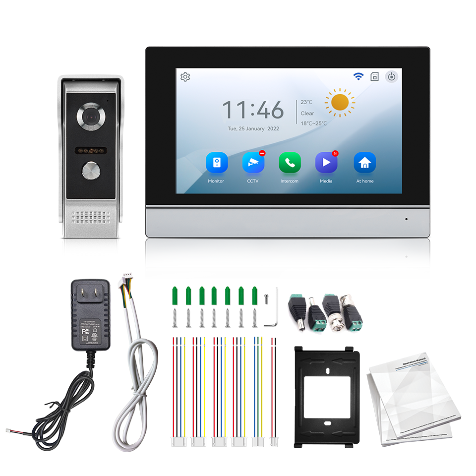 7 zoll IPS Bildschirm 2MP Tuya – Wifi Doorbell Camera Bewertung und Preis