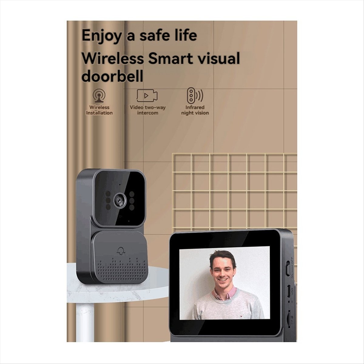 AU47-Türklingel-Video-Gegenspr – Wifi Doorbell Camera Bewertung und Preis